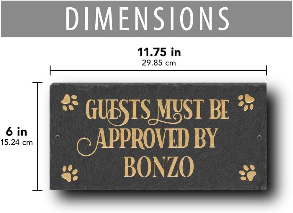Pet Safe Custom Slate Wall Sign