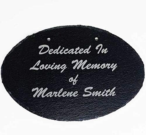 Custom Memorial Slate Wall Plaque