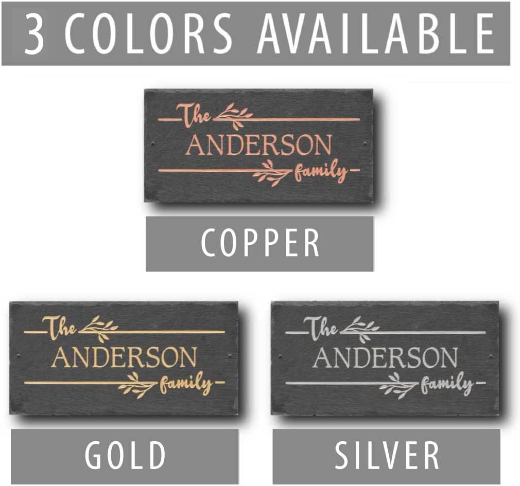 Custom Linette Slate Wall Sign