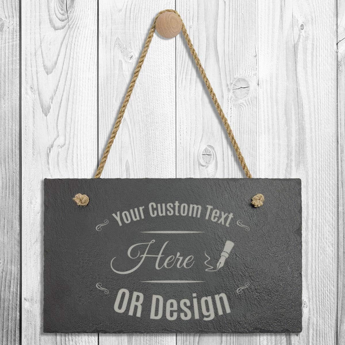 Custom Rectangle Slate Plaque