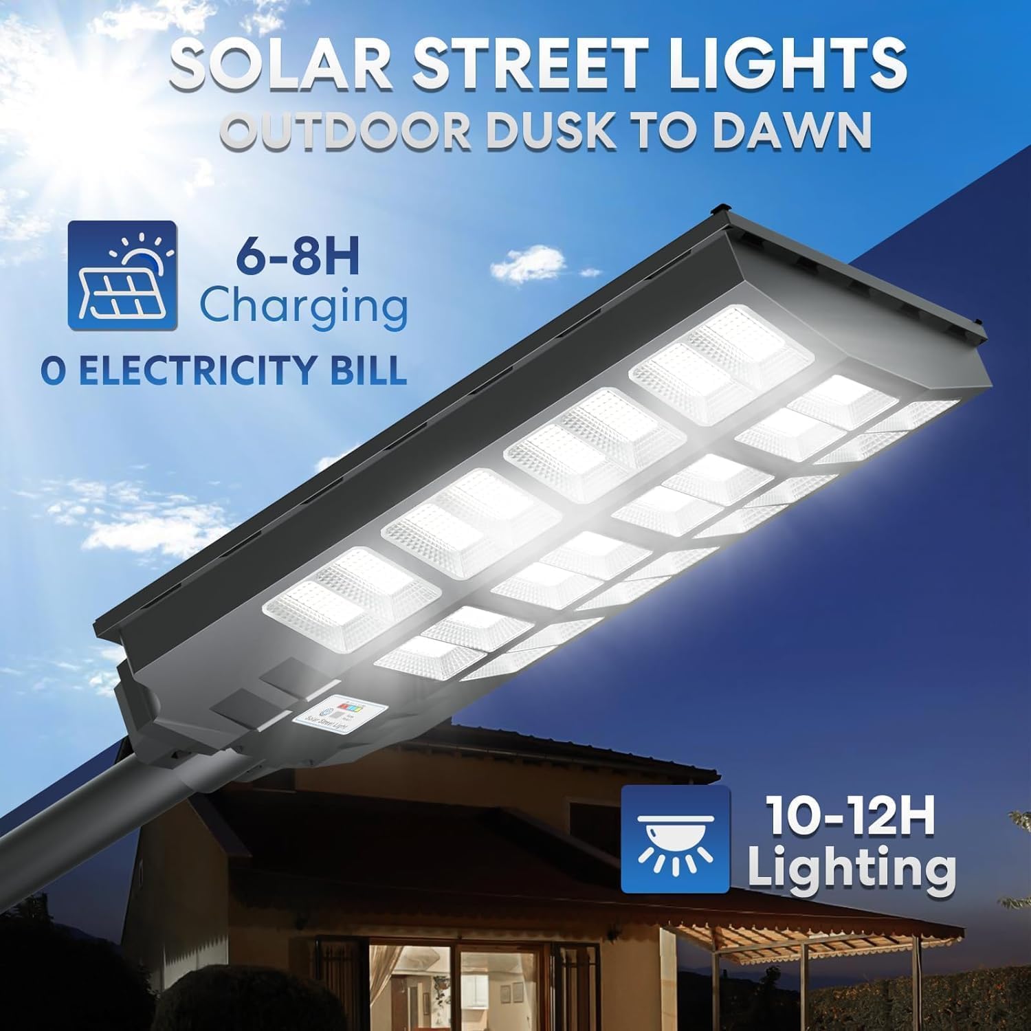 Solar Motion Sensor Street Lights