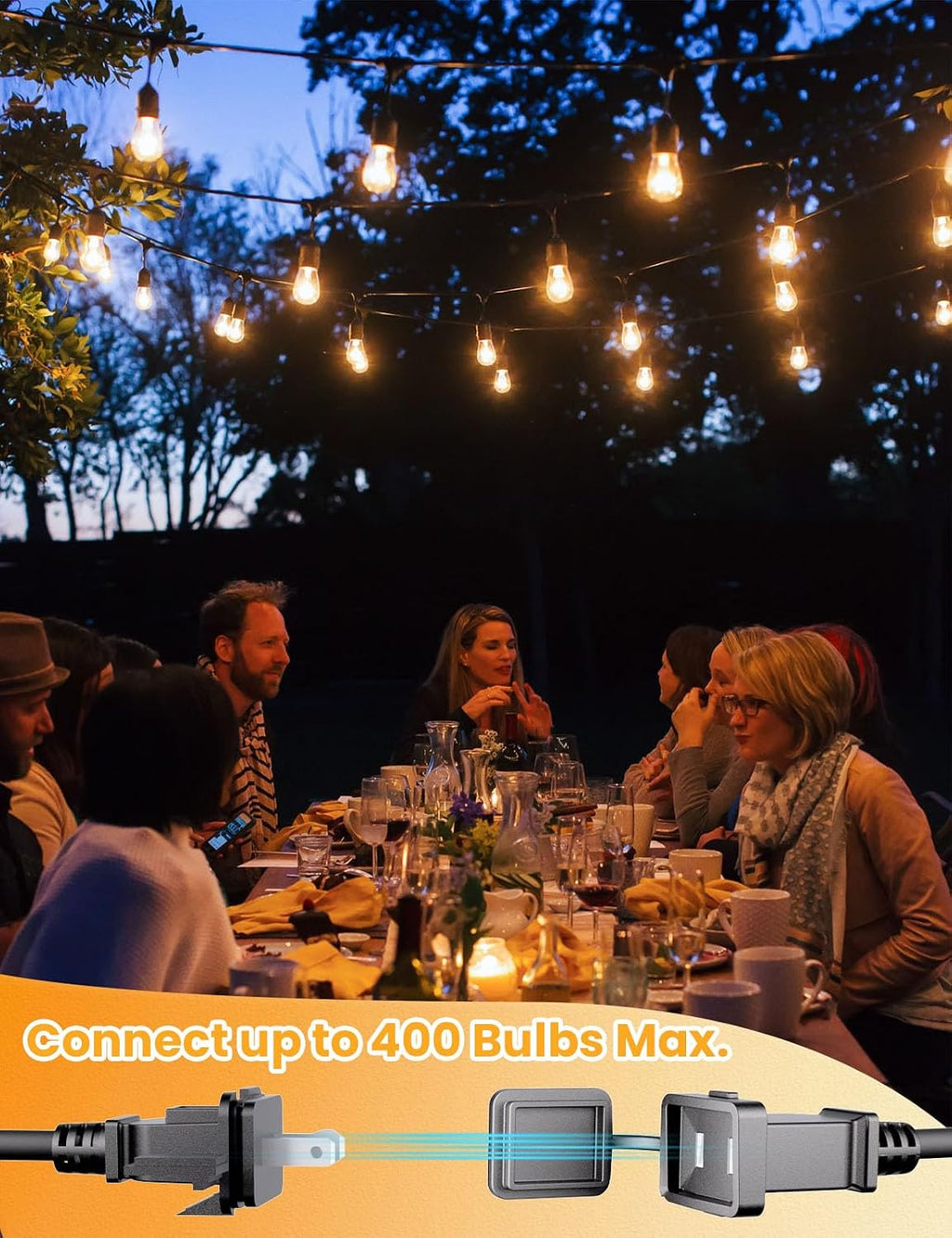Commercial LED Patio String Lights