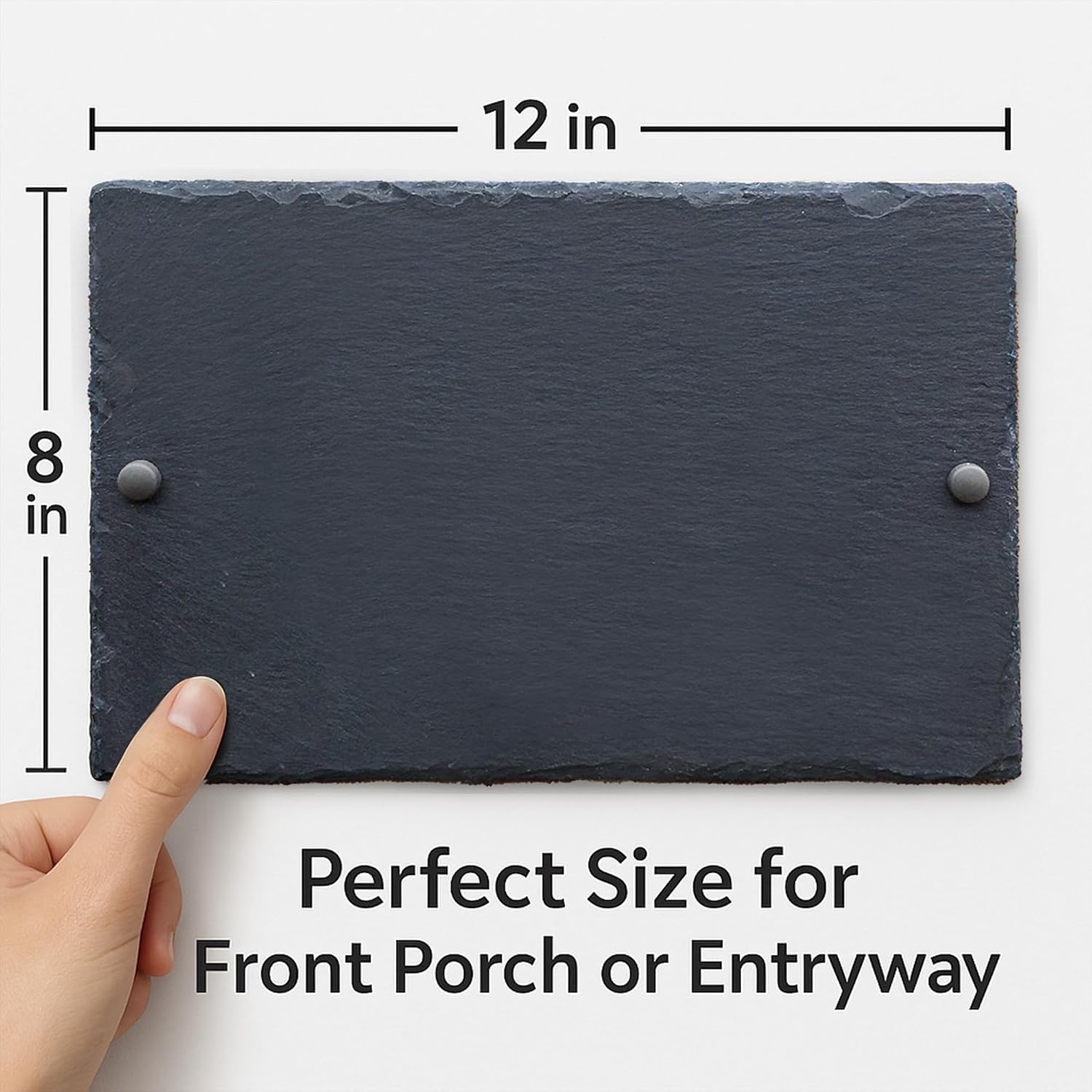 Custom Rustic Slate Welcome Plaque