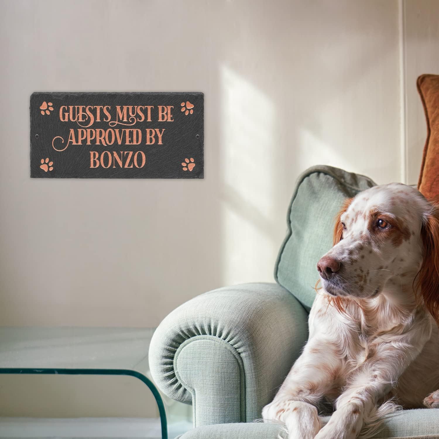 Pet Safe Custom Slate Wall Sign