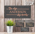 Custom Linette Slate Wall Sign