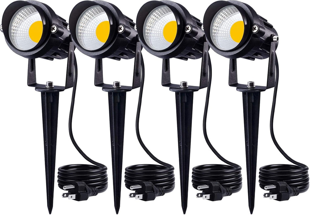 Plug-in Spike LED Landscape Spotlights