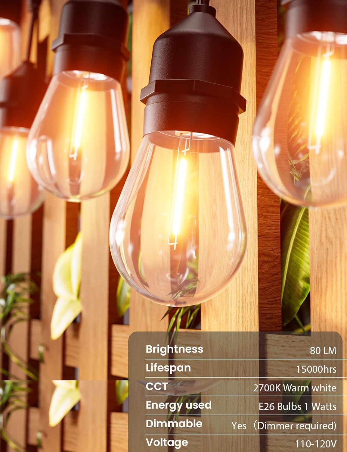 Commercial LED Patio String Lights