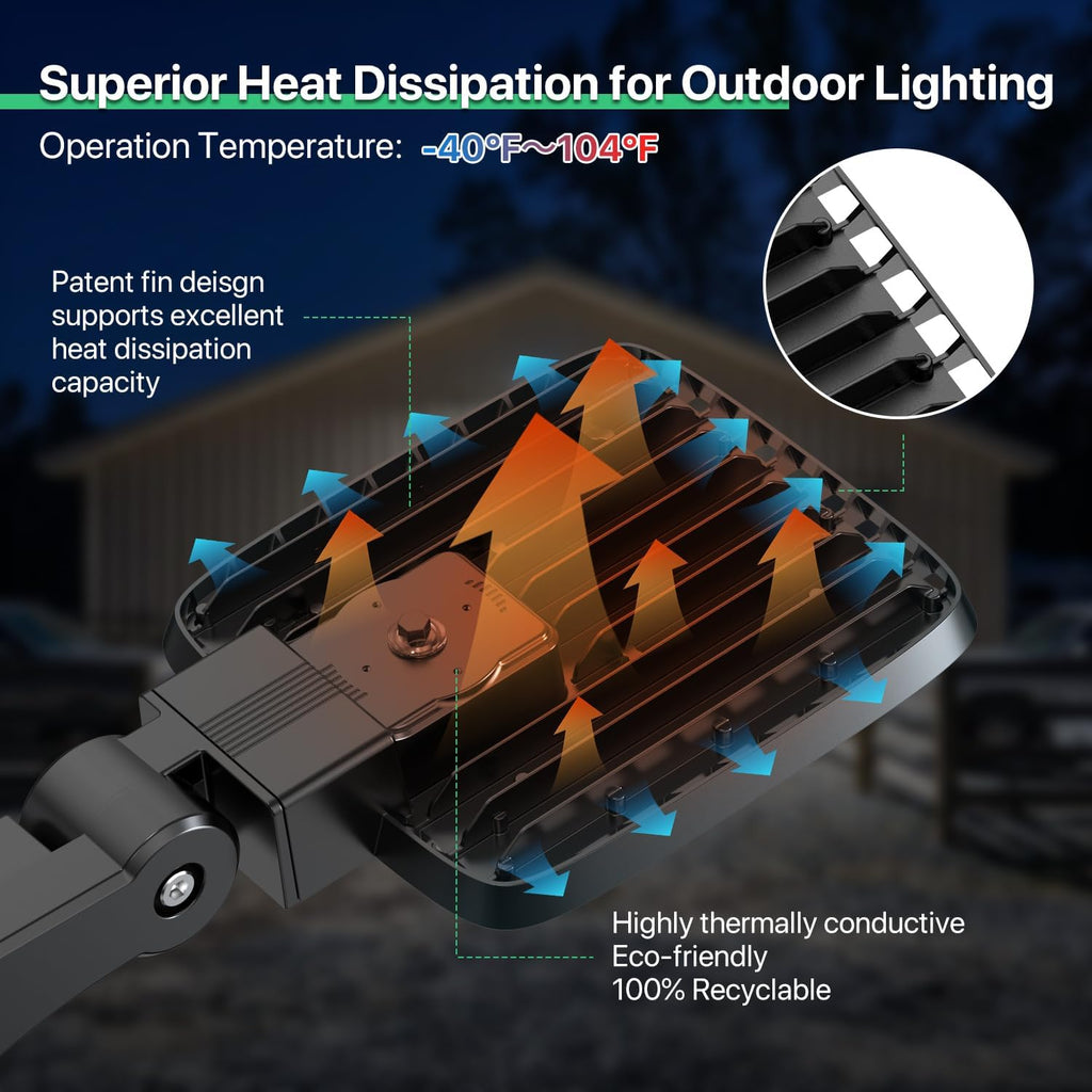 Photocell LED Pole Barn Lights