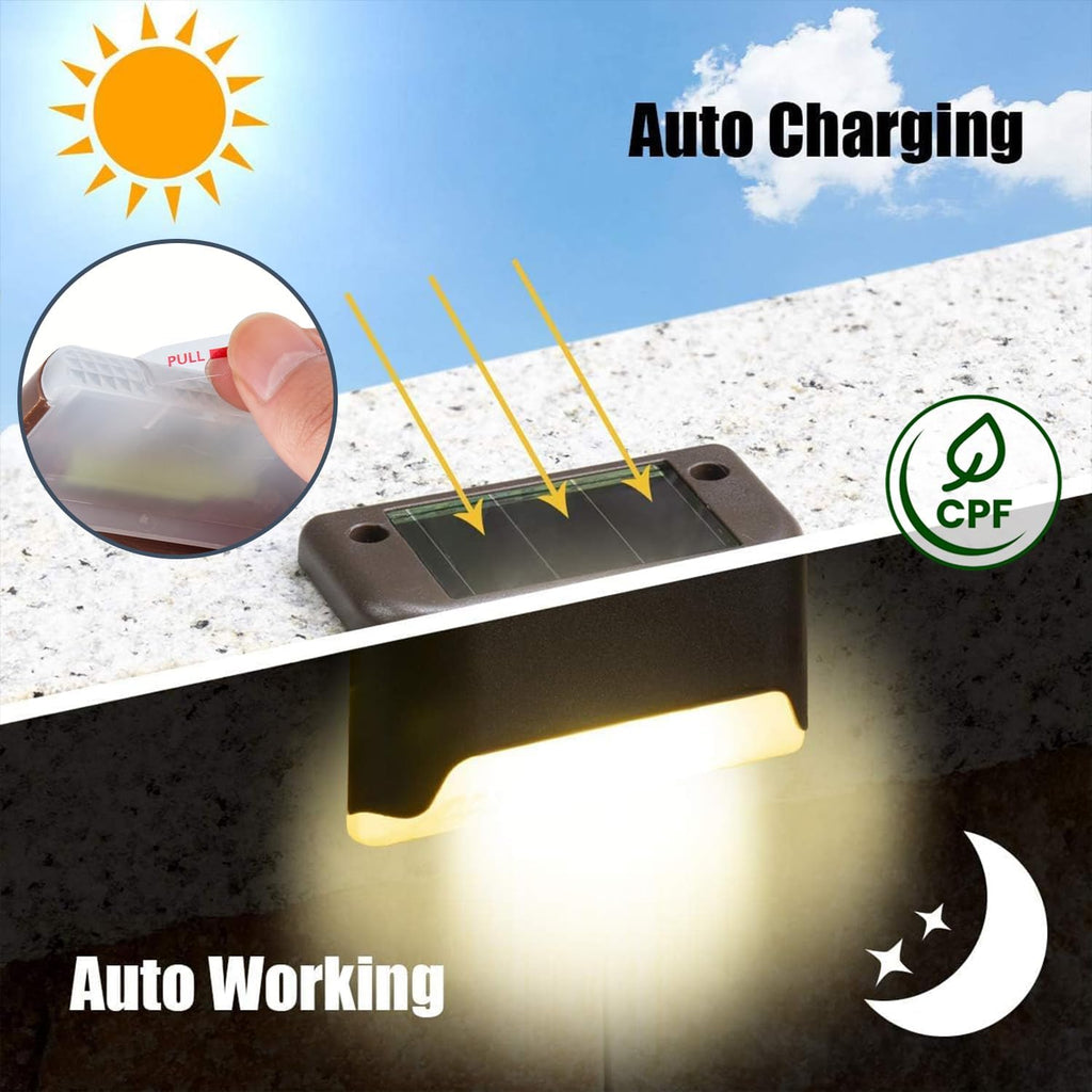 Solar LED Deck Lights