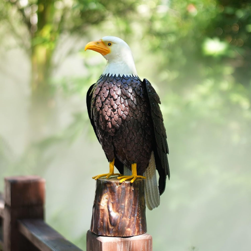 Metal Eagle Garden Statue