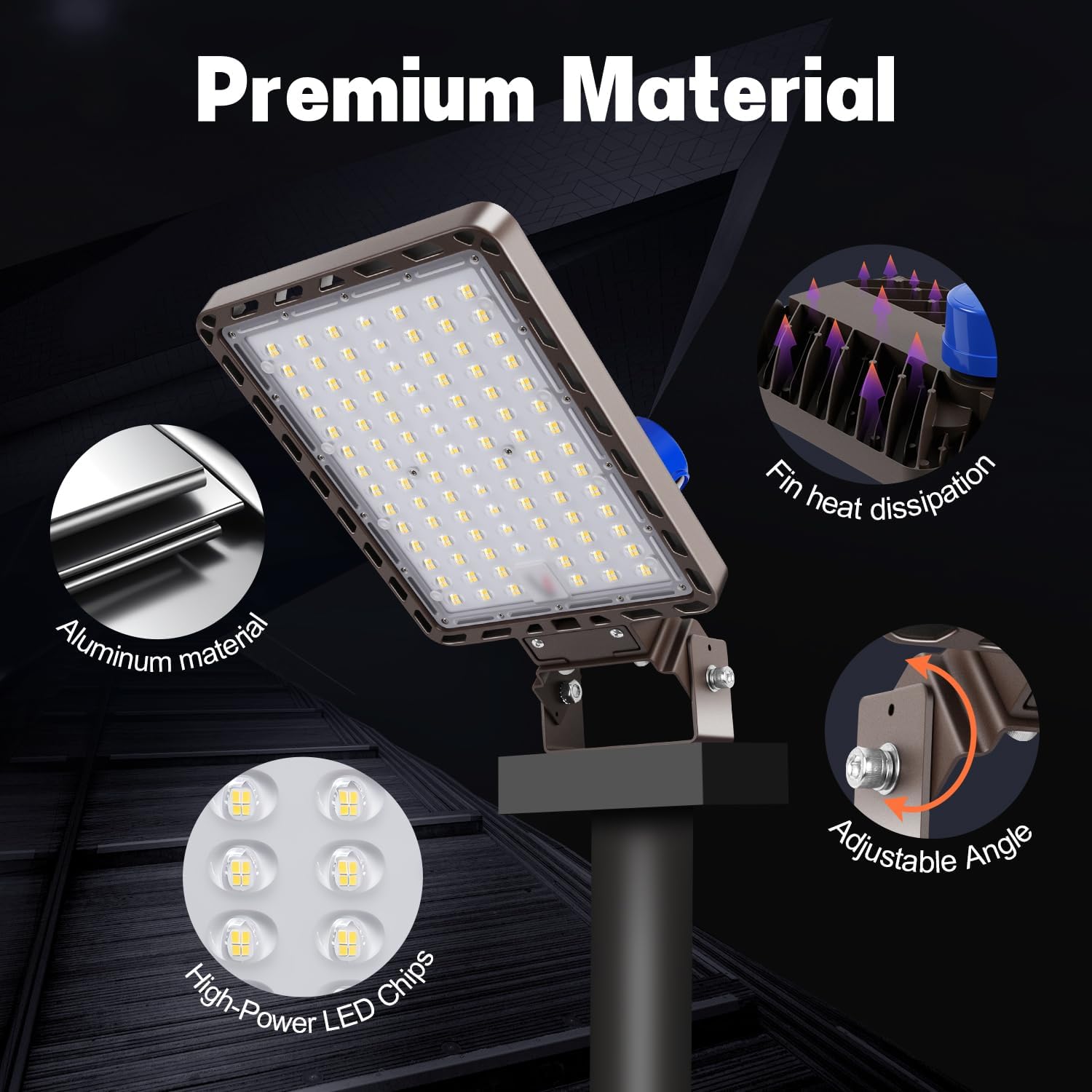 Photocell LED Parking Lot Lights
