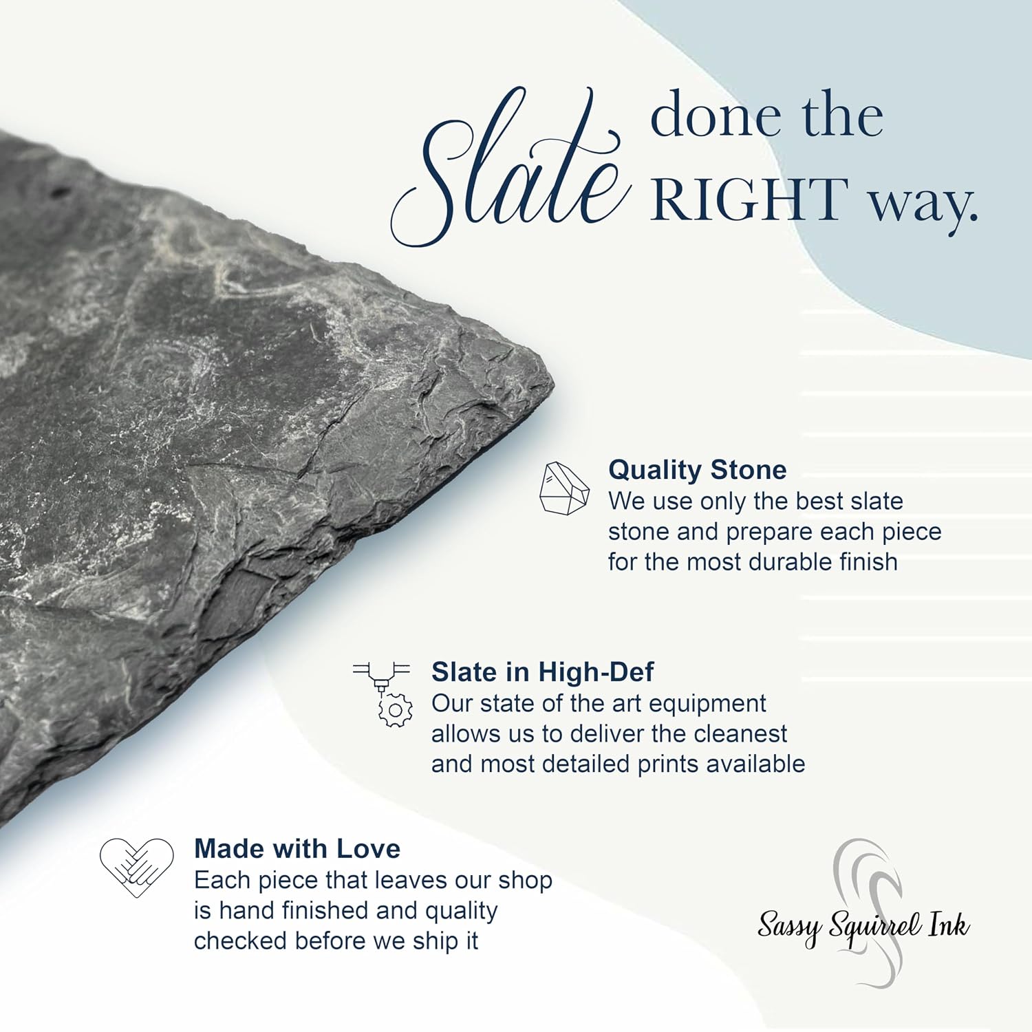 Lake Life Custom Slate Plaque