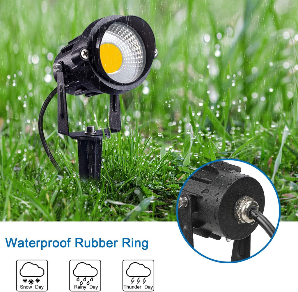 Plug-in Spike LED Landscape Spotlights