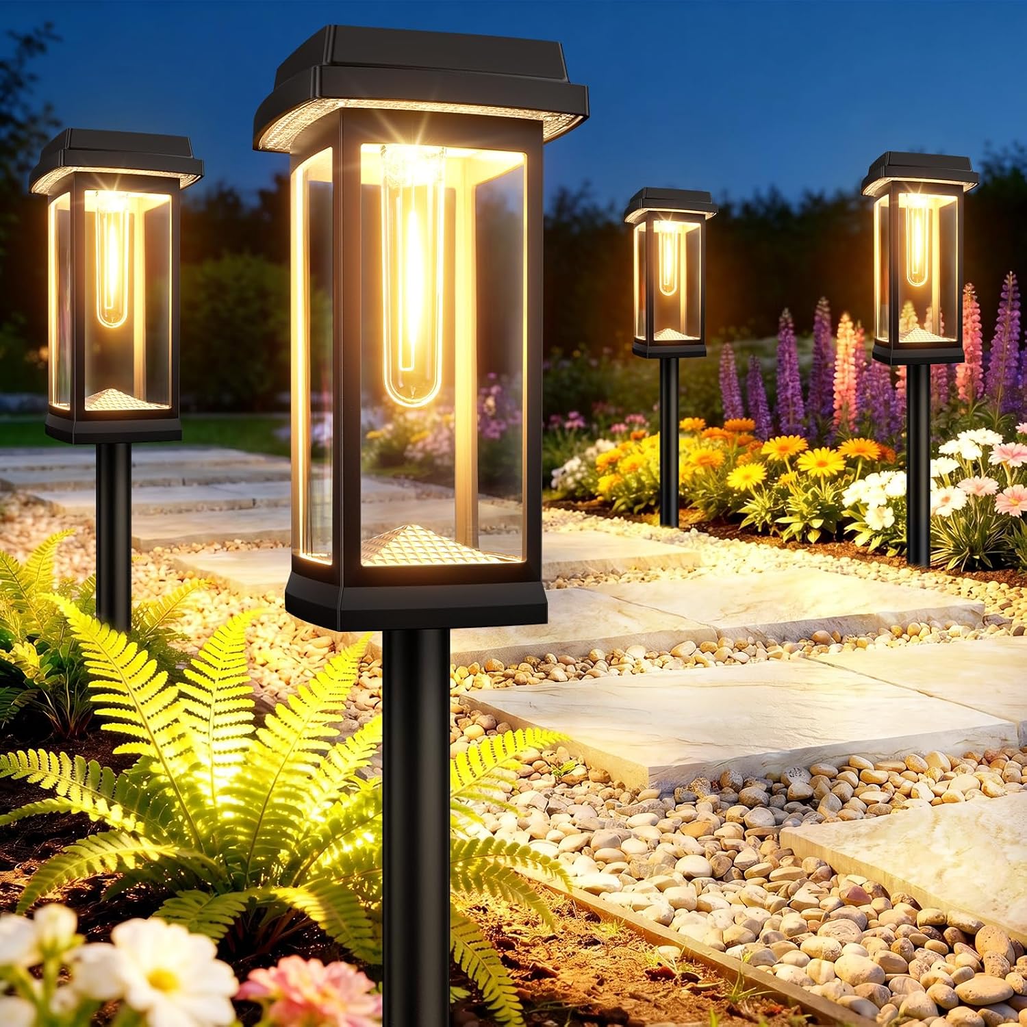 Solar Garden Pathway Lights