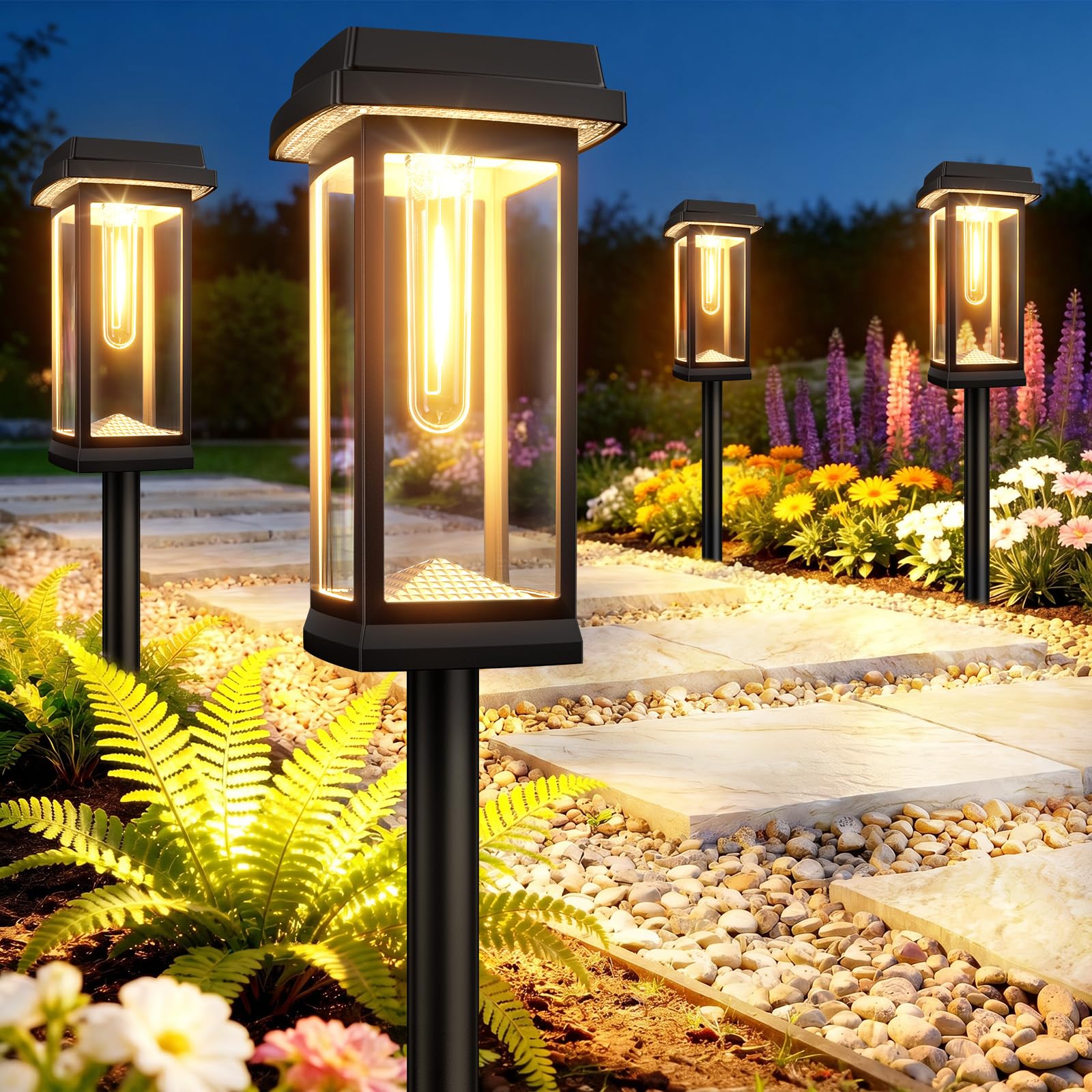 Solar Garden Pathway Lights