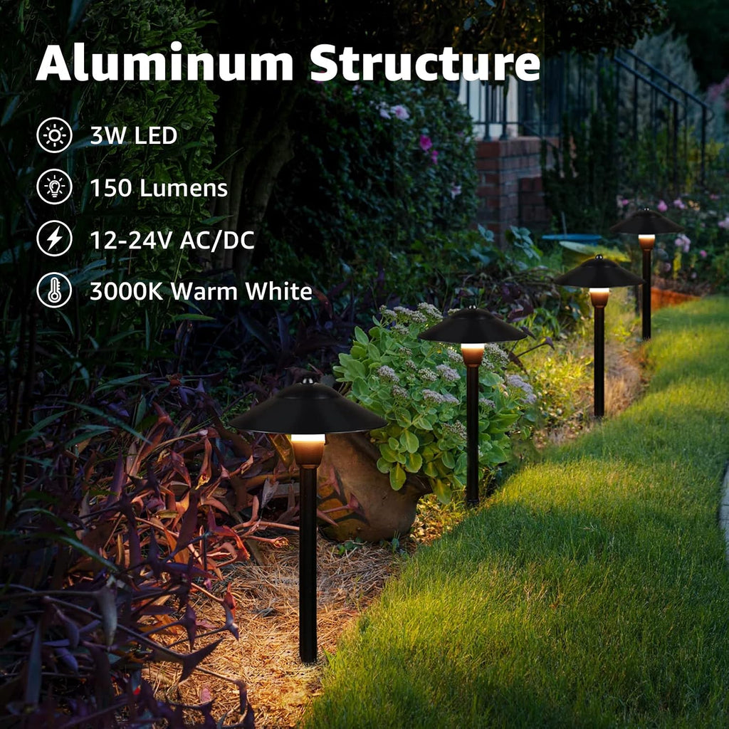 Cast Aluminum Low Voltage LED Pathway Lights