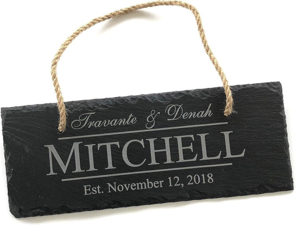 Large Custom Slate House Number Sign