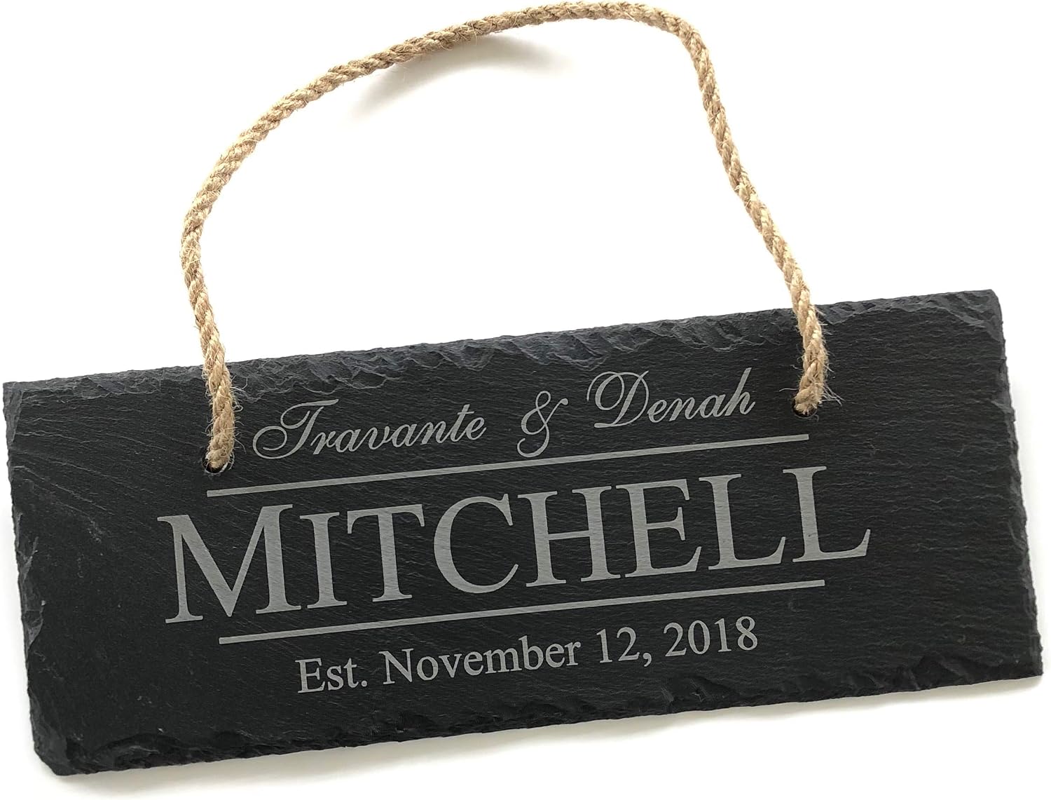 Large Custom Slate House Number Sign