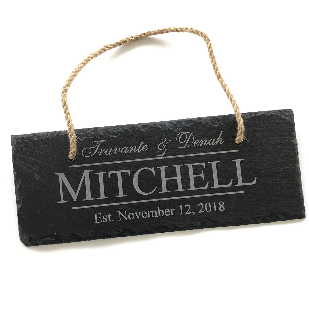 Large Custom Slate House Number Sign
