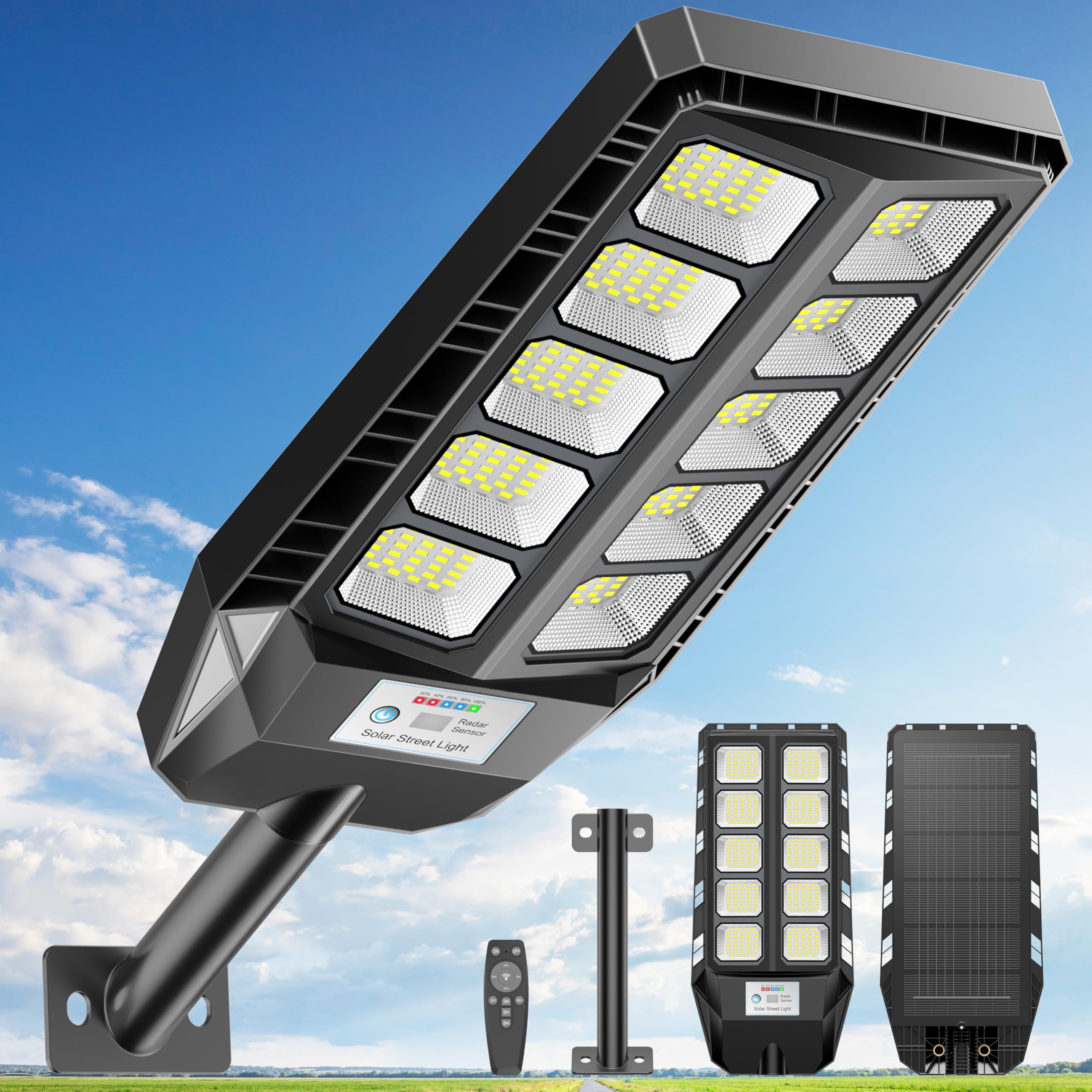 Motion Sensor Solar Security Flood Lights