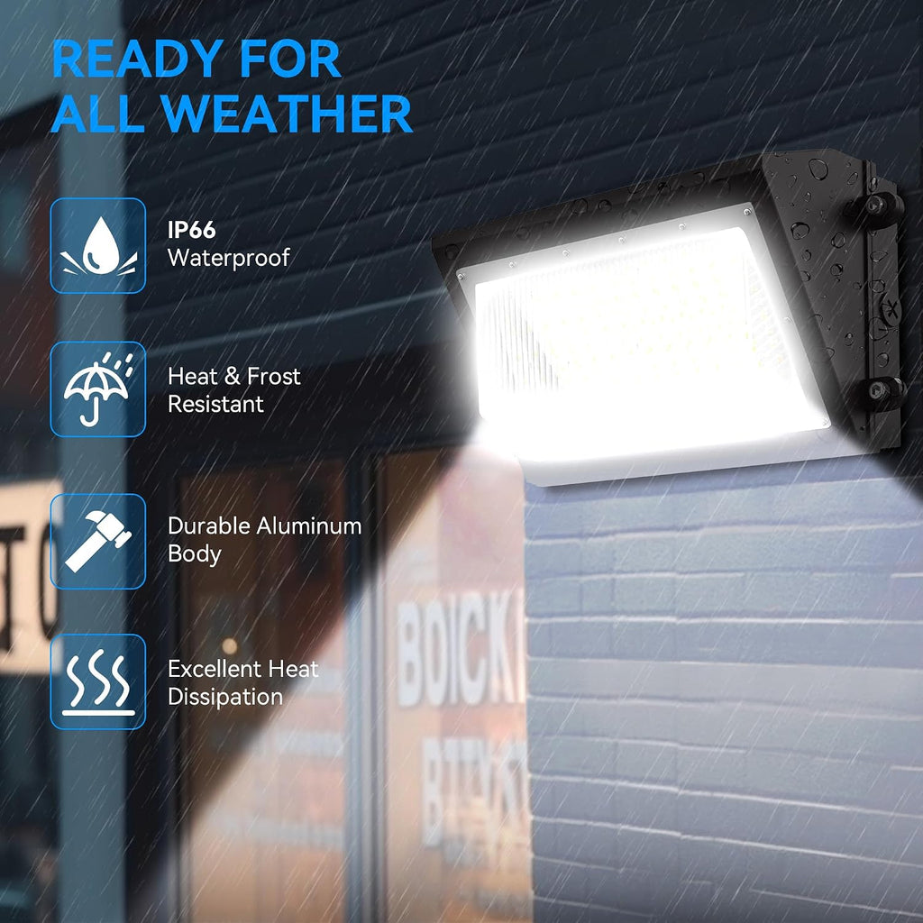 120W Photocell LED Wall Pack Light