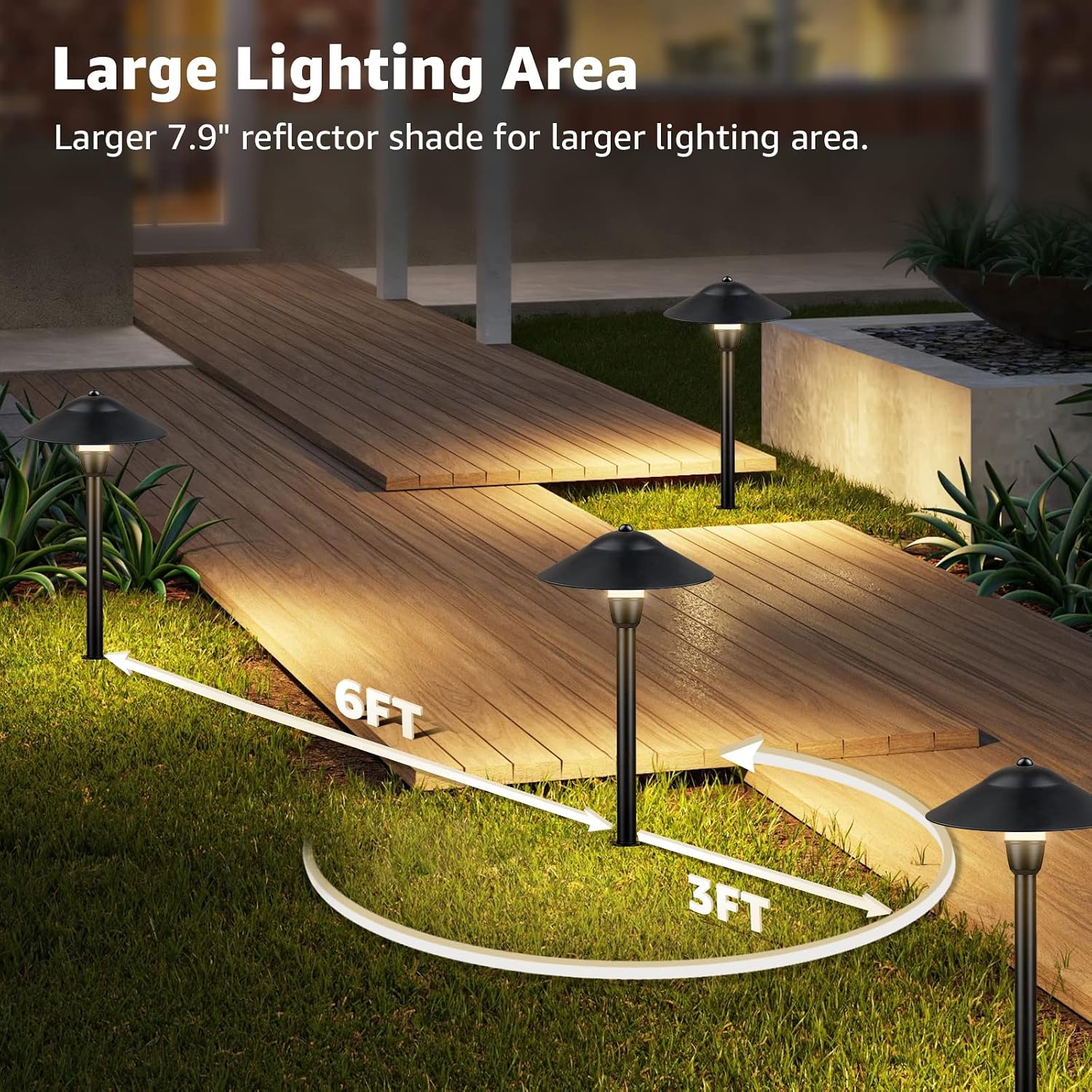 Cast Aluminum Low Voltage LED Pathway Lights