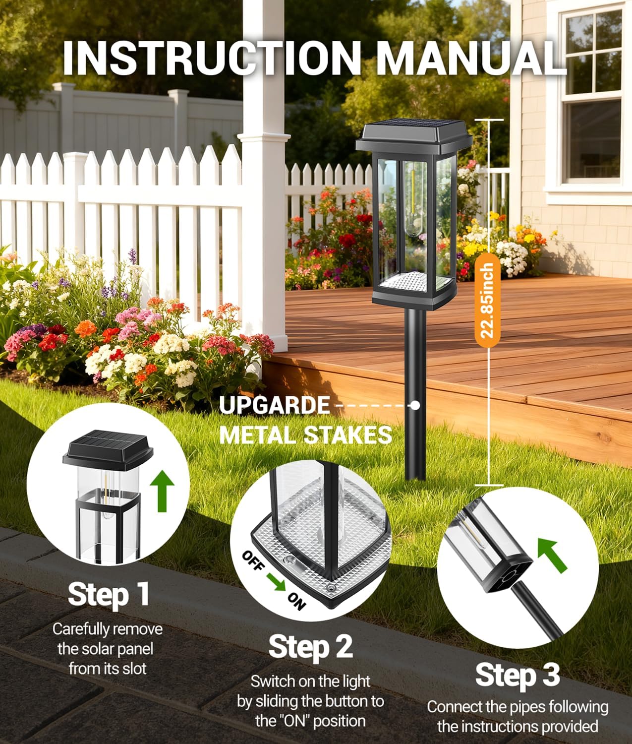 Solar Garden Pathway Lights