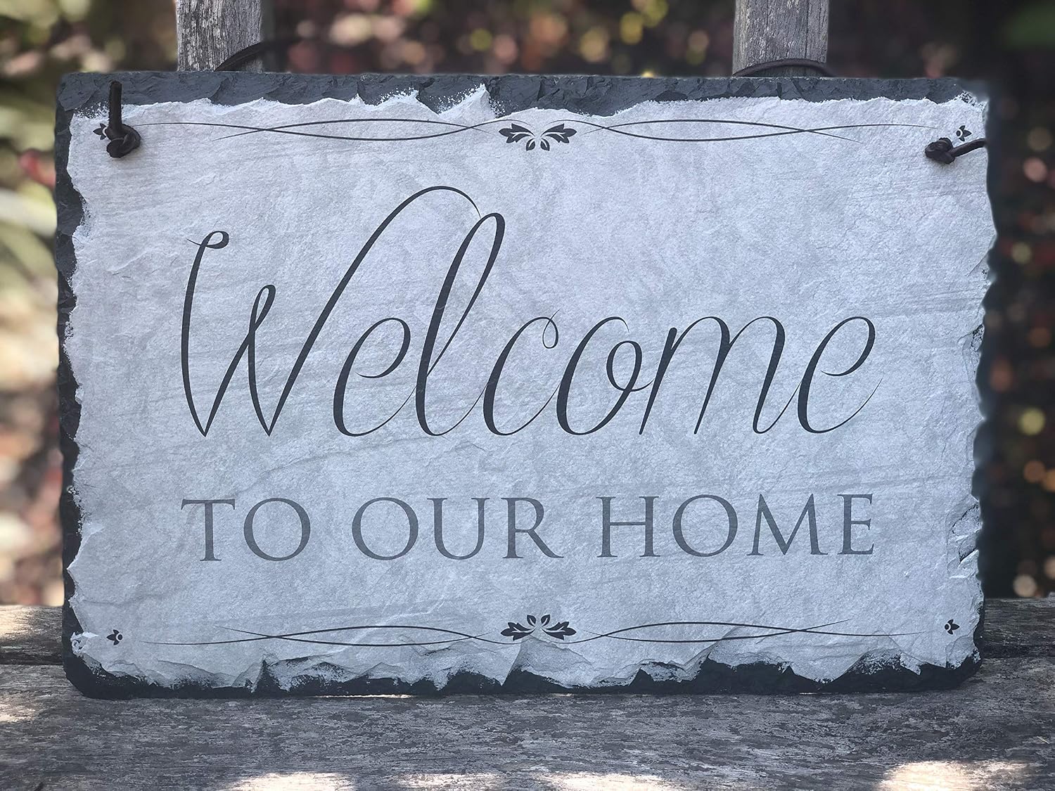 Custom Home Slate Address Plaque