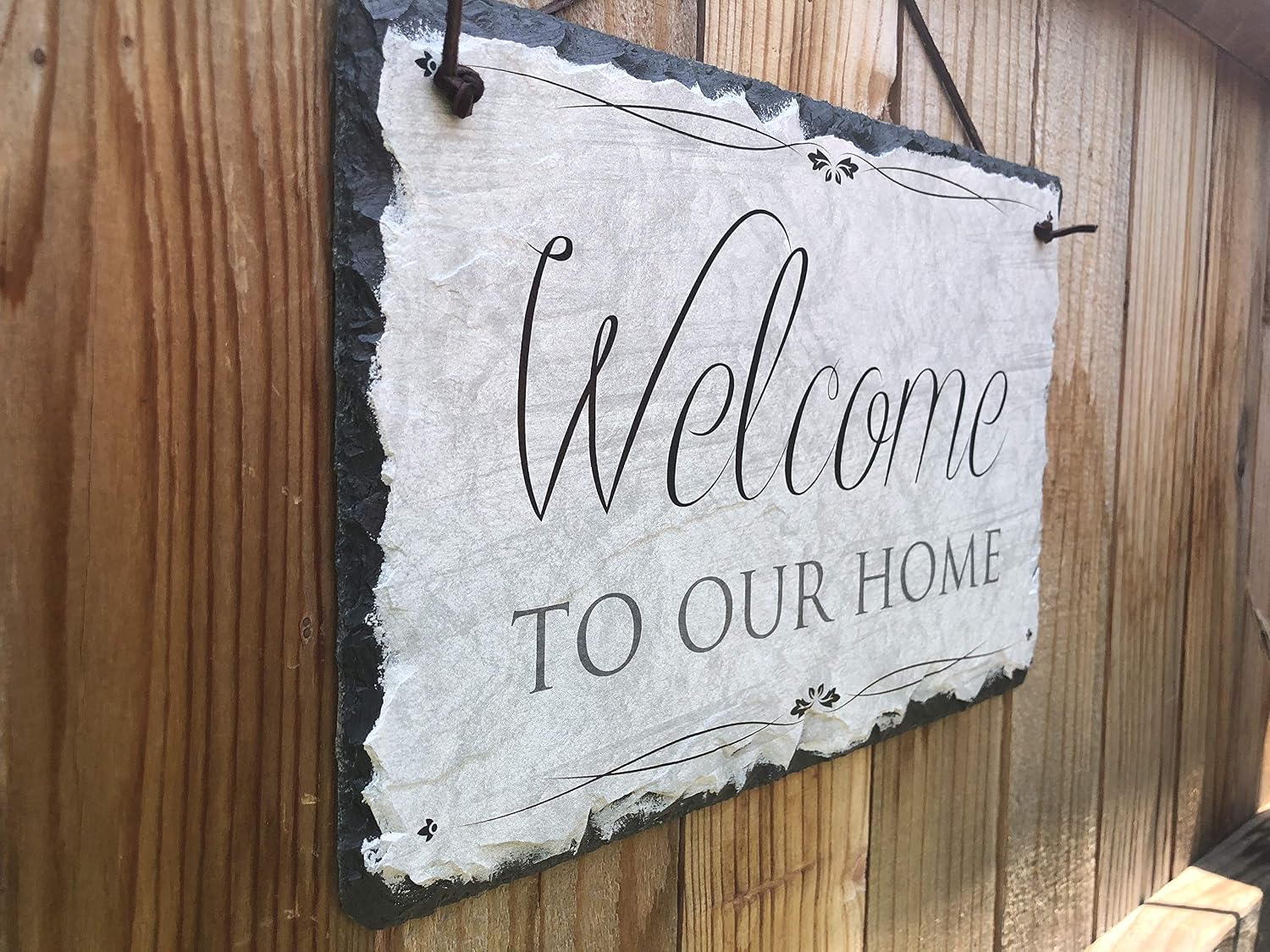 Custom Home Slate Address Plaque